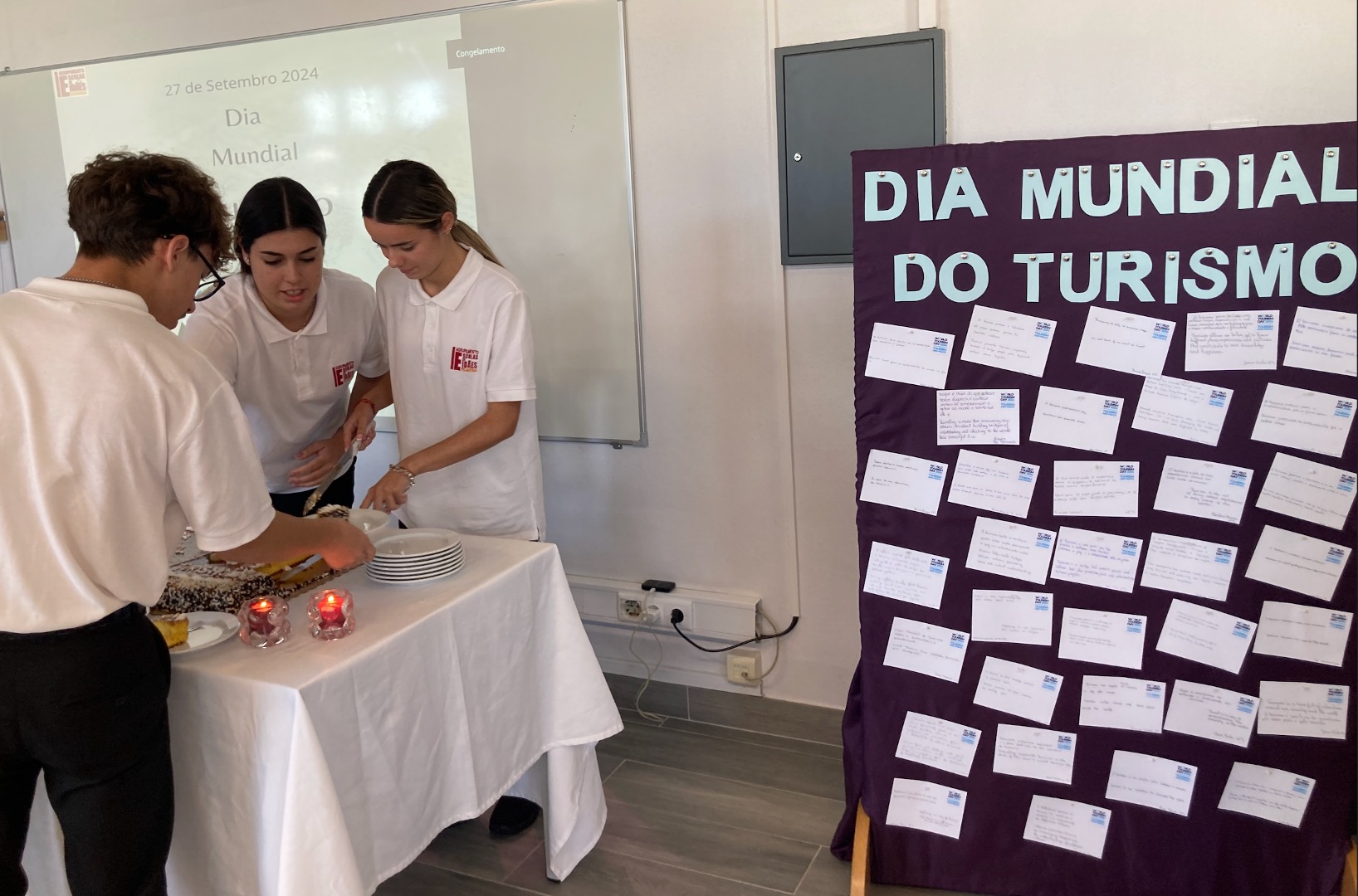 Alunos dos cursos profissionais comemoraram o Dia Mundial do Turismo