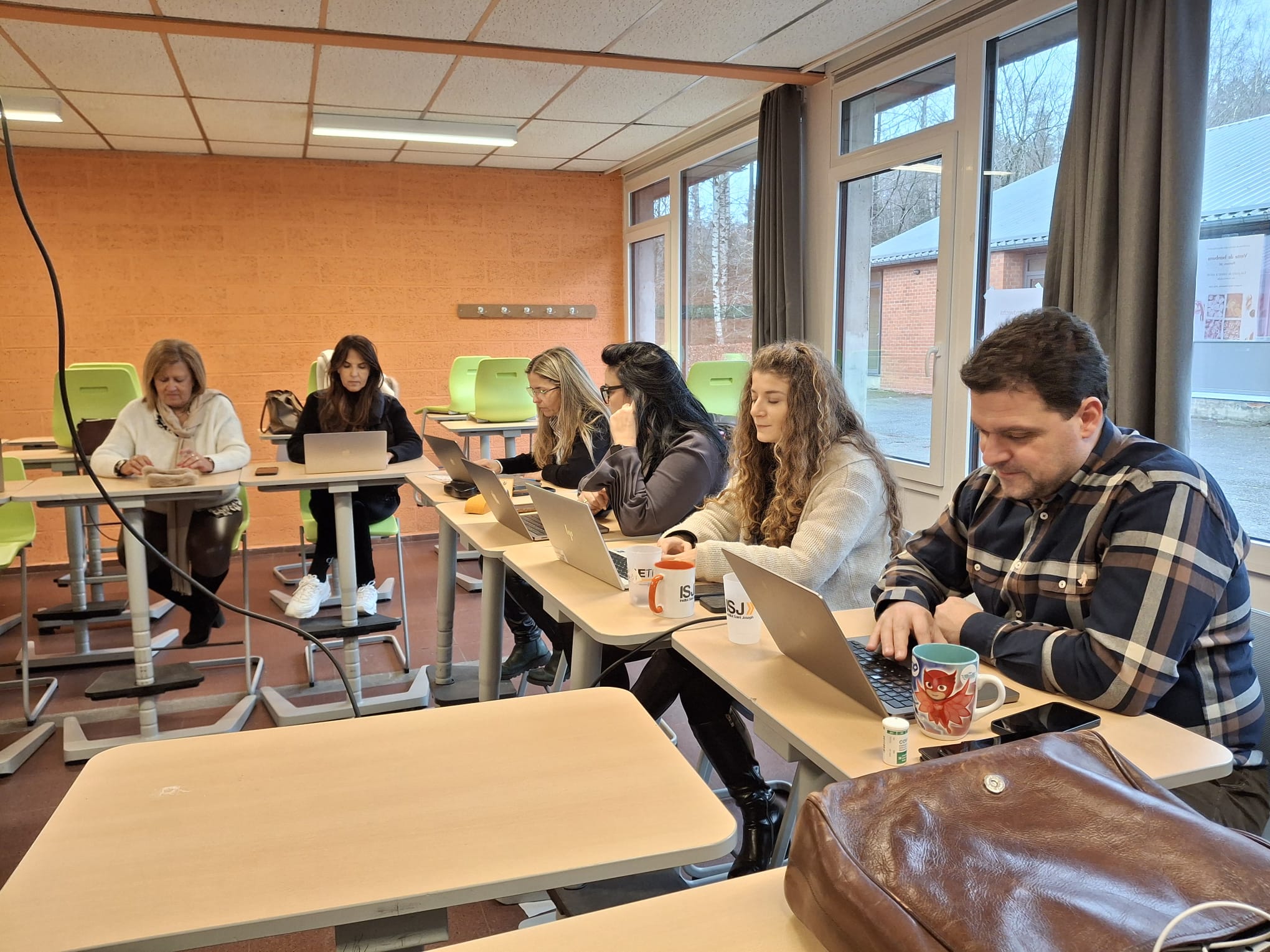 Reunião de trabalho do Projeto Green &amp; Tech Erasmus em Libramont, Bélgica   
