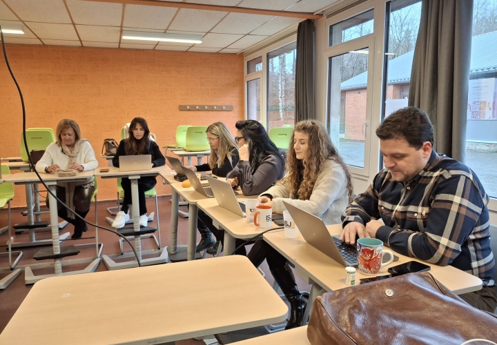 Reunião de trabalho do Projeto Green & Tech Erasmus em Libramont, Bélgica   