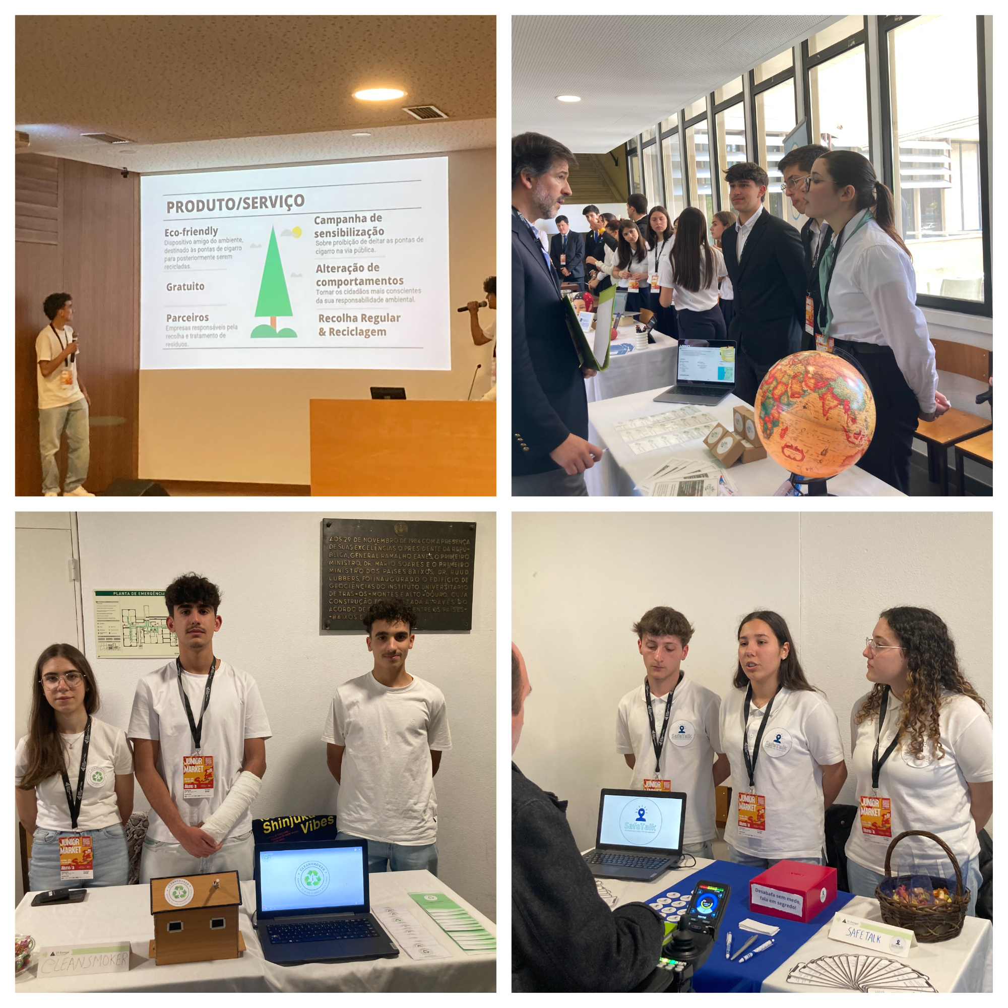 Alunos do Curso de Turismo do 11º marcam presença na Junior Market