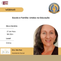 Webinar “Escola e Família: Unidos na Educação”