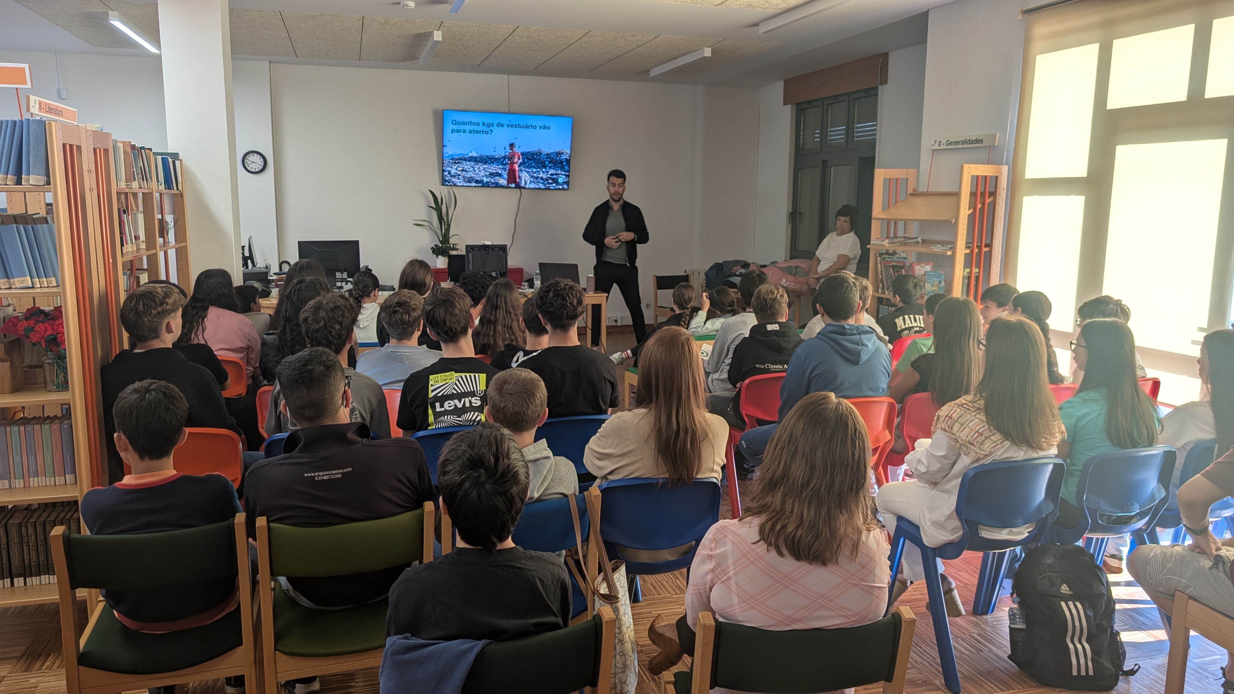Sessão de Apresentação do Projeto “Feelingreen” no Agrupamento de Escolas de Idães