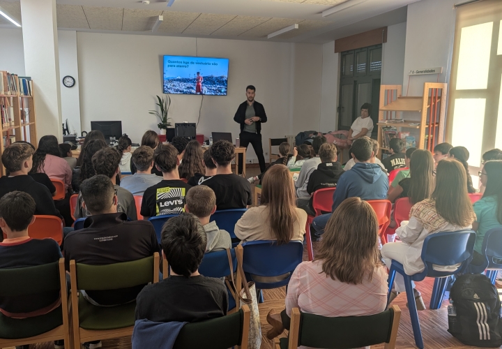 Sessão de Apresentação do Projeto “Feelingreen” no Agrupamento de Escolas de Idães