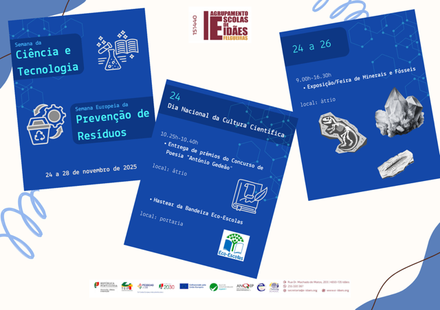 Semana da Ciência e Tecnologia e Semana Europeia da Prevenção de Resíduos | 24 a 28 novembro 2025