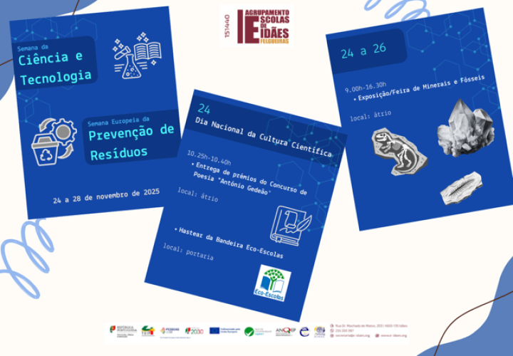 Semana da Ciência e Tecnologia e Semana Europeia da Prevenção de Resíduos | 24 a 28 novembro 2025