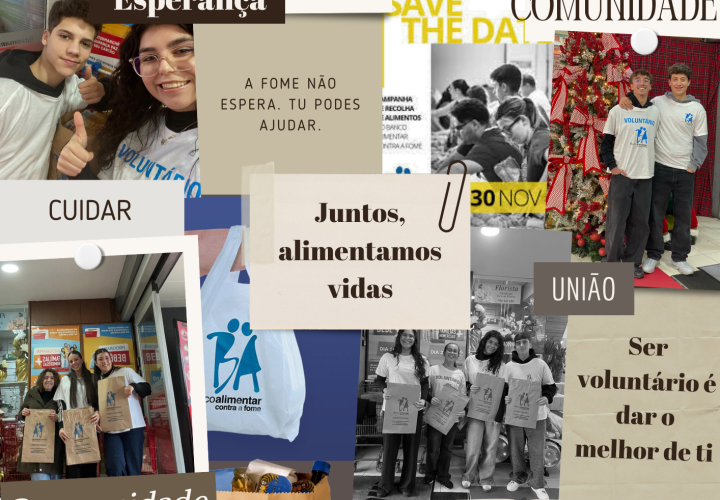 Solidariedade em ação: 11.º A participa na campanha do Banco Alimentar